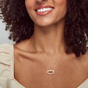 🆕KENDRA SCOTT Elisa Open Frame Crystal Necklace